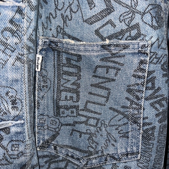 Levi's X Line 8 Graphic Denim Jacket - Picture 6 of 6